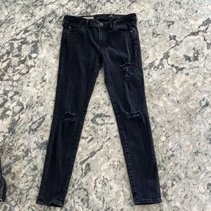 AG the legging ankle distressed jeans